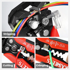 KAIWEETS Self Adjust Wire Stripper Tool Kit Utility Knife Scraper Cutter Set