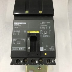 SQUARE D FA34100 FA I-LINE 3 POLE 100 AMP 480v CIRCUIT BREAKER
