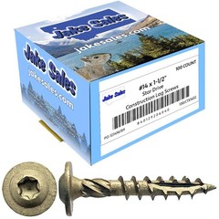 Heat Treated Steel Wood Screws Triple Coated Torx Drive 1.5×0.53in Modified Head