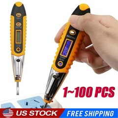 Voltage Electric Tester Volt Detector Test Pen AC DC Non-Contact Sensor 12-1000V