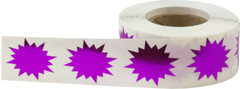 Color Coding Burst Labels Starburst Design | 1″ Inch | 500 Pack | Pick One Color