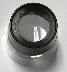 Coin stamp rock circuit inspection 10X loupe stand magnifier magnifying glass 1″