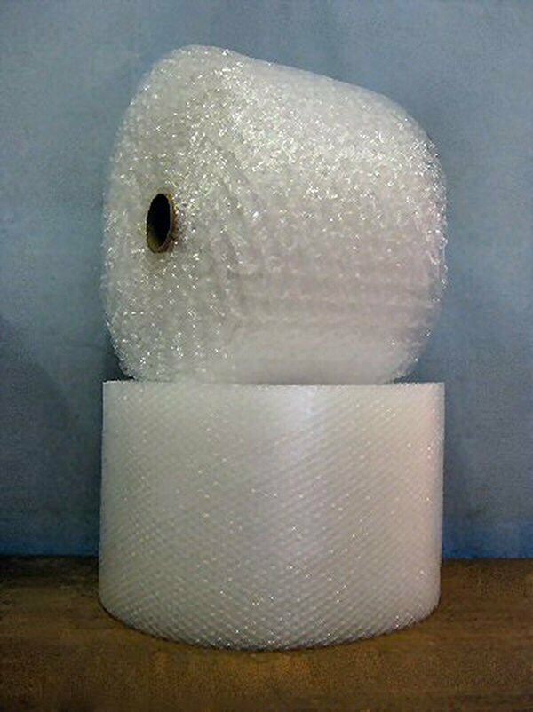 Bubble Cushioning Wrap Combo 150′ roll 3/16 (Sm) + 62′ roll 1/2″ (Lg) Free Ship