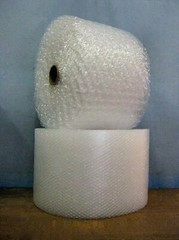 Bubble Cushioning Wrap Combo 150′ roll 3/16 (Sm) + 62′ roll 1/2″ (Lg) Free Ship