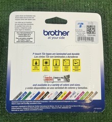 Brother Genuine P-Touch TZe-2312PK Black White Laminated Tape 2 Pack