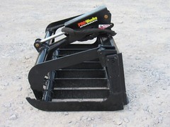 48″ Single Cylinder Root Grapple Bucket Attachment Fits Skid Steer Quick Attach