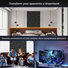 BSHEAD 8 Pack Large Soundproof Wall Panels, 15.7 x 15.7 x 0.47 in Sound Proof…