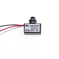 2 X Photoelectric Photocell Dusk to Dawn Button Flush Mount Photo Control Switch