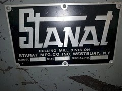 18″ WIDE X 4500 LB X 3″ ARBOR STANAT MODEL #S-180 SLITTING LINE: STOCK #13717
