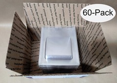 Lot 60: New Clear Plastic Clamshell Packaging Blister 7 1/8″ x 6″ Retail Display