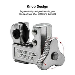 Mini Pipe Tubing Cutter 1/8″ to 5/8″ OD Copper Brass Aluminum Cutting HVAC Plumb