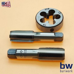 New HSS M18 x 1.5mm Plug Tap & 18×1.5mm Hexagon Die Metric Thread Right Hand