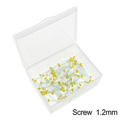 100 Pcs Dental Endo Quartz Fiber Post Straight/Screw Restorative Posts 1.0-1.8mm