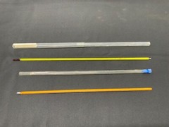 Lot of 2 Laboratory Thermometers ERTCO 1104 30-124 F & Fisherbrand 4885:1 243G