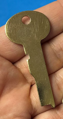 Ilco 1334 Nickel Silver Flat Key Blank uncut (1 Key)