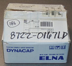 NEW 186 COUNT ELNA Dynacap 8722-0167 1F 5.0V Electric Radial Capacitors