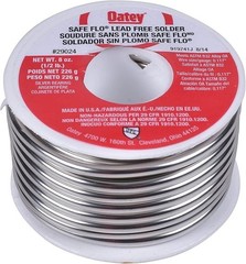 Lead-Free Plumbing Solder Wire 0.084 Inch Gauge 1/2 lb. Silver Bearing Copper
