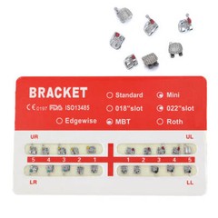 Dental mini MBT 022 345 hooks orthodontic metal bracket brace 20pcs/kit 50 kits