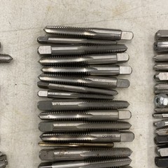Lot of 100 plus Assorted Machinist Taps Made In The USA, READ Description M0939