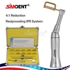 1-10Pcs Dental Ortho 4:1 Contra Angle Handpiece Interproximal Strip IPR Kit