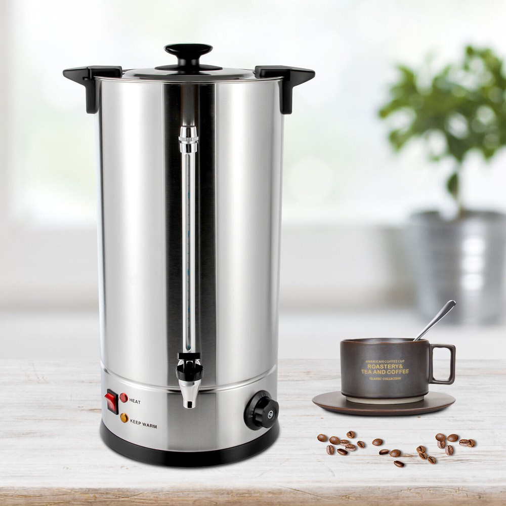 25L Commercial Electric Hot Water Boiler Stainless Steel Tea Urn Coffee Boiler
