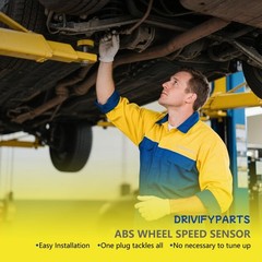 ABS Wheel Speed Sensor Front Rear Left Right Compatible with Volkswagen and Audi