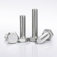 M3 Hex Cap Bolts / Screws, A2 Stainless Steel, 0.50 Coarse DIN 933 Tap 18-8