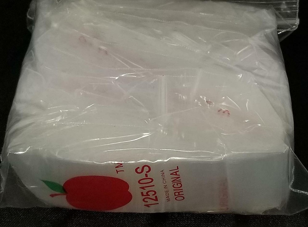 CLEAR 1,000 APPLE BRAND BAGGIES 12510-S 2mil ZIP LOCK 1000 1.25″ x 1″ Small bags