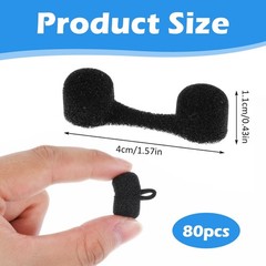 50 Pieces Nose Filter Disposable Nose Plug Dust Sponge Bulk Filters Breathing