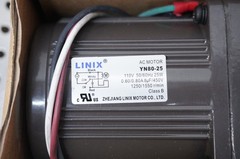 LINIX Constant speed motor 80JB7.5G10 YN80-25 110V 25W 0.80A 1550 RPM