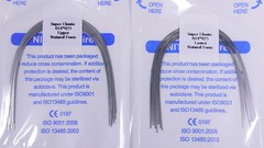 200Pcs Dental Orthodontic Niti Arch Wire Rectangular Round Natural Bracket Brace