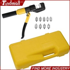 Findmall 10Ton Hydraulic Crimper Crimping Tool Wire Battery Cable Lug Terminal