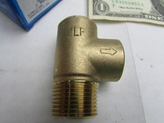 New Watts 3/4″ NPT Lead Free Brass Poppet Pressure Relief Valve 125 PSI LF53-125