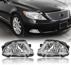Halogen Fog Light Assembly Pair for 2007-2010 LS460 OE 8121150090 8122150090
