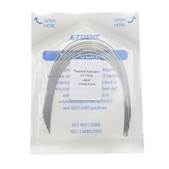 10X Dental Orthodontic Heat Thermal Activated Niti Arch Wire Rectangular AZDENT