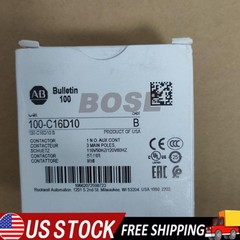 Allen-Bradley 100-C16D10 16 AMP 120VAC COIL IEC Contactor New Factory Sealed