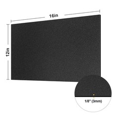 High Strength Black ABS Plastic Sheets 3 Pack 12″x16″ Ideal for Home Decor