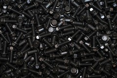 (300) Grade 8 Hex Head Flange Bolts 1/4-20 x 3/4 Frame Bolts Plain Finish