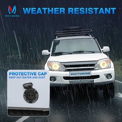 Universal 5-in-1 Outdoor Power Outlet 20A 125V RV Shore Power Receptacle Outlet
