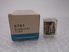 POTTER & BRUMFIELD R10E1L2-115V RELAY 115V NSMP