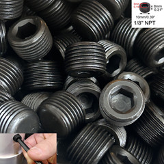 NPT HEX PLUGS PIPE PLUG MALE THREAD STEEL FITTINGS 1/16″1/8″ 1/4″ 3/8″ 1/2″ 3/4″