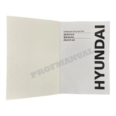 Hyundai R60CR-9A CRAWLER EXCAVATOR Hardcover Repair Service Manual