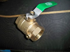 Wilkins ZURN 112-850TXL- 1-1/2″ Full Port Bronze Ball Valve Tapped