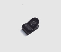 x50 ESSENTRA CC.125 SSCC37C0125B BLACK NYLON PLASTIC P-CLIP WIRE CABLE CLAMP 1/8
