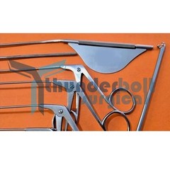 Karl Storz Pilling Laryngeal Instrument Set 14 Pcs w Sterilization Case ENT