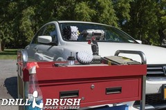Drillbrush Car Detailing 2in, 4in, 3.5in corner brush, Automotive Soft White