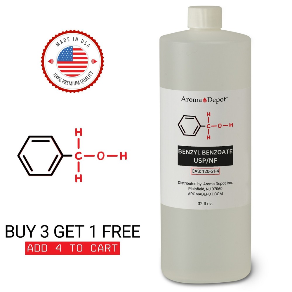 Benzyl Benzoate 32 oz. USP/NF Wholesale Cas: 120-51-4 Bulk for Aroma, Cosmetics