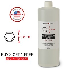 Benzyl Benzoate 32 oz. USP/NF Wholesale Cas: 120-51-4 Bulk for Aroma, Cosmetics