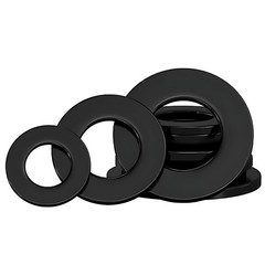 M2,M3,M4,M5,M6,M8,M10,M12-M24 PLASTIC WASHER NYLON METRIC FLAT Washers Black