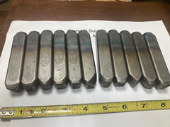 CH Hanson Individual HD 1/2″ Steel Stamp, See Specifics For Availability